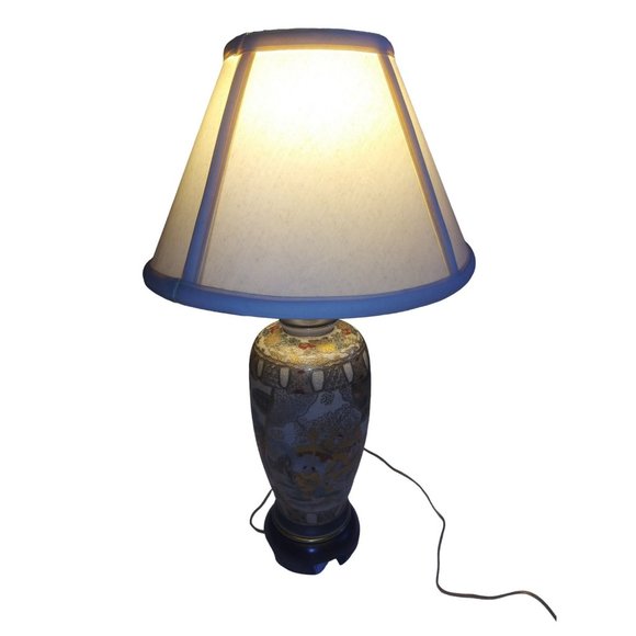 Robert Abbey Japanese Golden Brown Brass Table Lamp Asian Inspired RARE - Picture 2 of 16